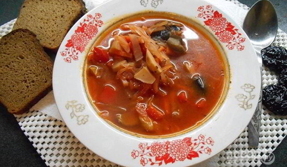 Рецепт вегетарианский борщ в мультиварке