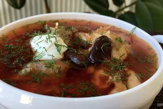 Вкусный борщ