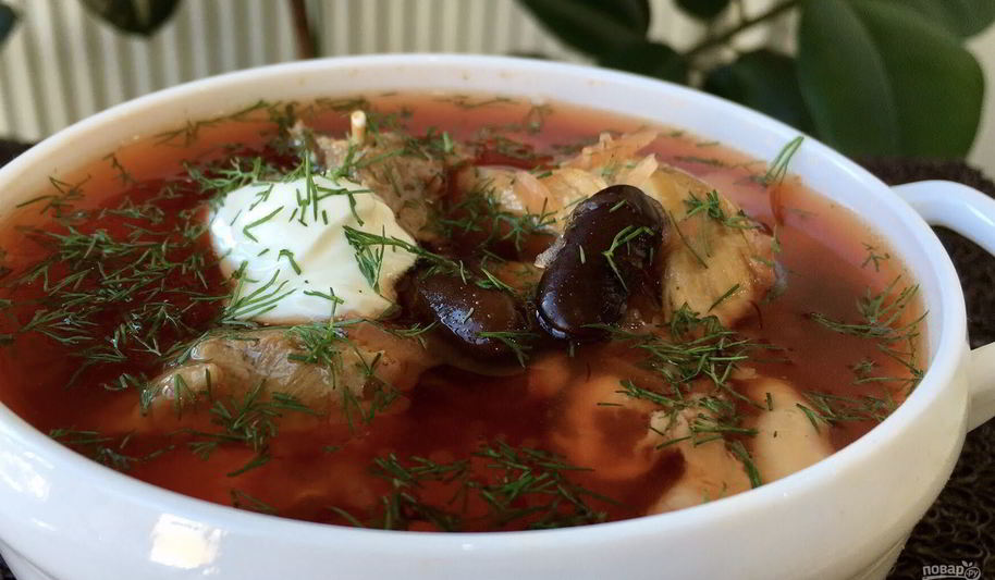 Рецепт вкусный борщ