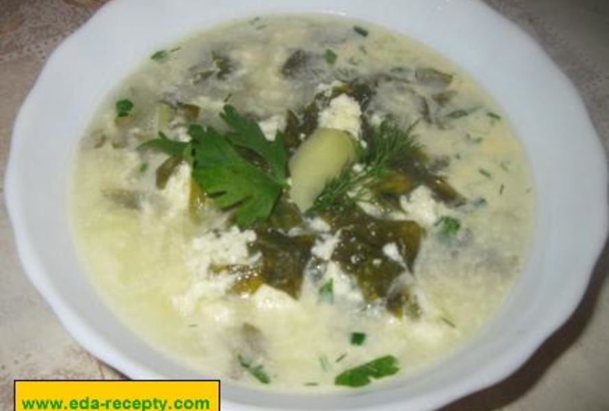 Вкусный щавелевый борщ холодный