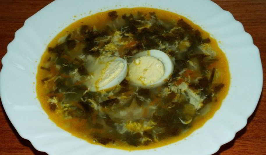 Рецепт вкусный зеленый борщ со щавелем