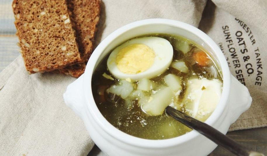 Рецепт зеленый борщ из щавеля