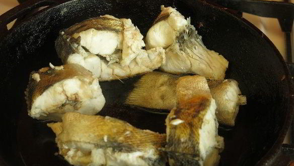 ШАГ 19. зеленый борщ с судаком