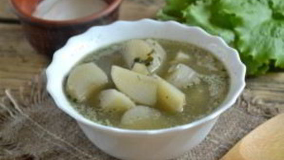 ШАГ 6. зеленый борщ