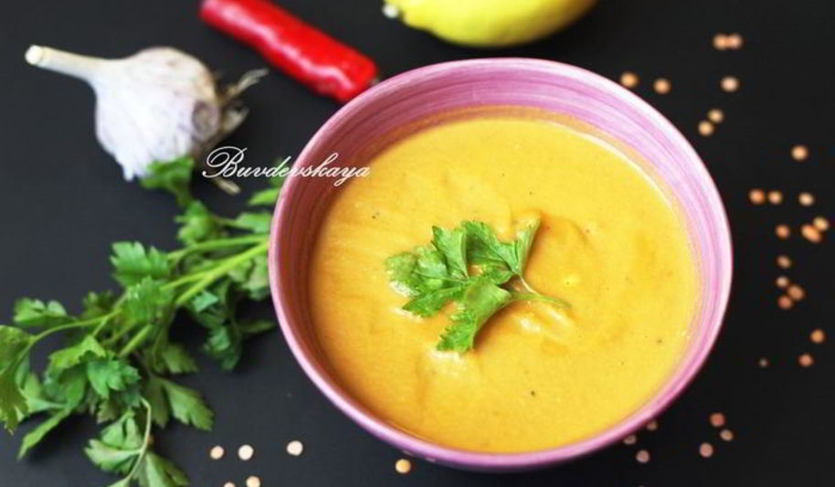 Рецепт чечевичный суп с томатами