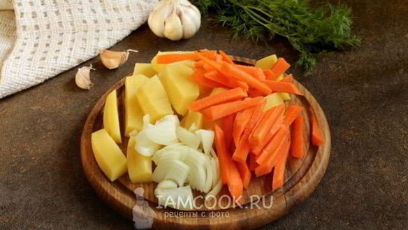 ШАГ 4. чесночный суп в духовке