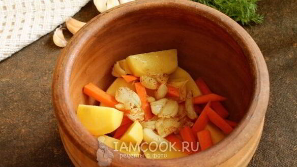 ШАГ 6. чесночный суп в духовке