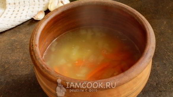 ШАГ 8. чесночный суп в духовке