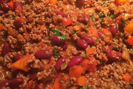 Чили кон карне с соком лайма