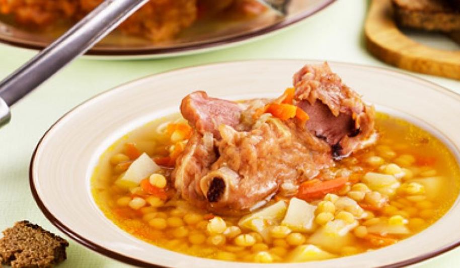 Рецепт гороховый суп с копченостями