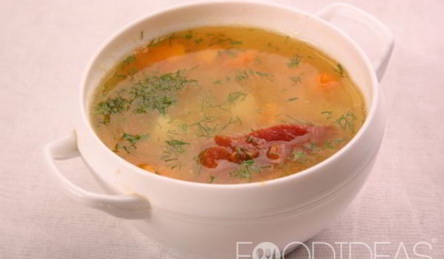 Рецепт гороховый суп с копчеными ребрышками