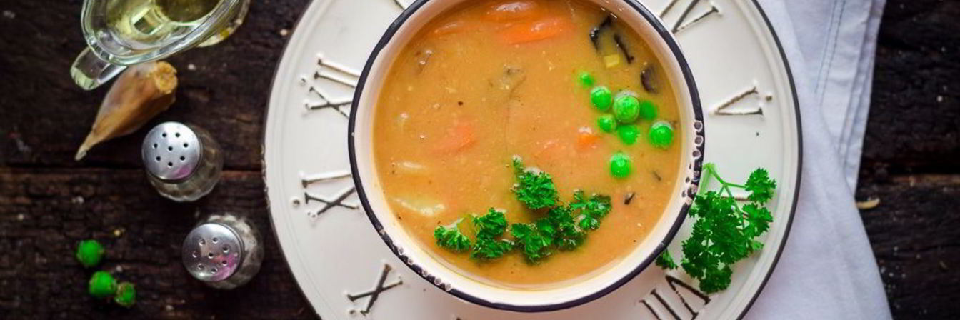 Постный гороховый суп