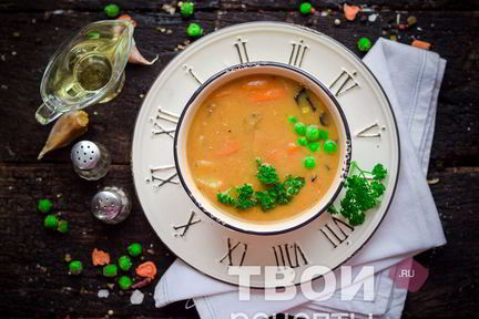 Постный гороховый суп