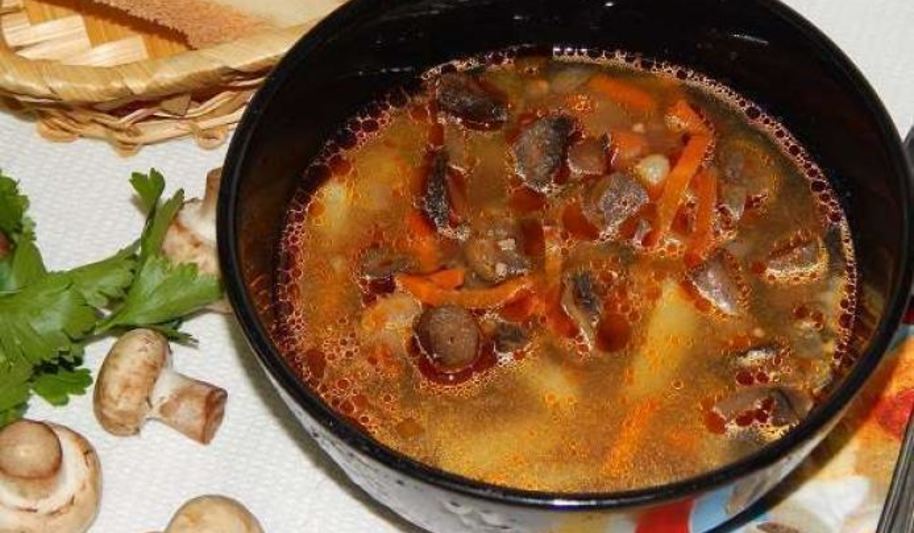 Рецепт гречневый суп с грибами