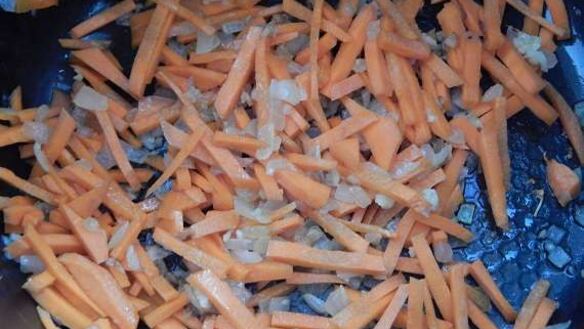 ШАГ 3. гречневый суп с грибами