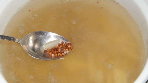 ШАГ 8. гречневый суп с грибами