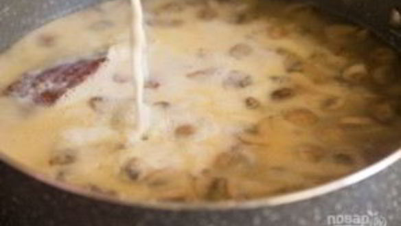 ШАГ 4. грибной суп с шампиньонами