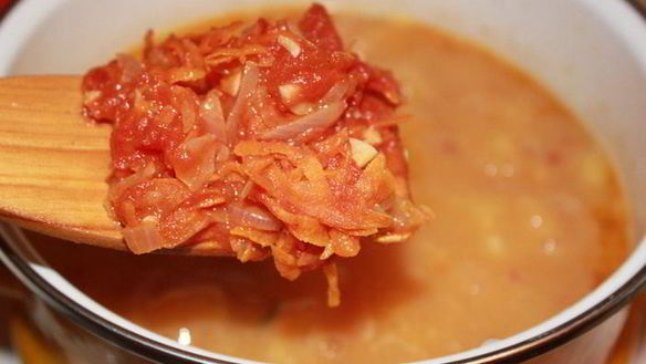 ШАГ 4. итальянский суп с чечевицей