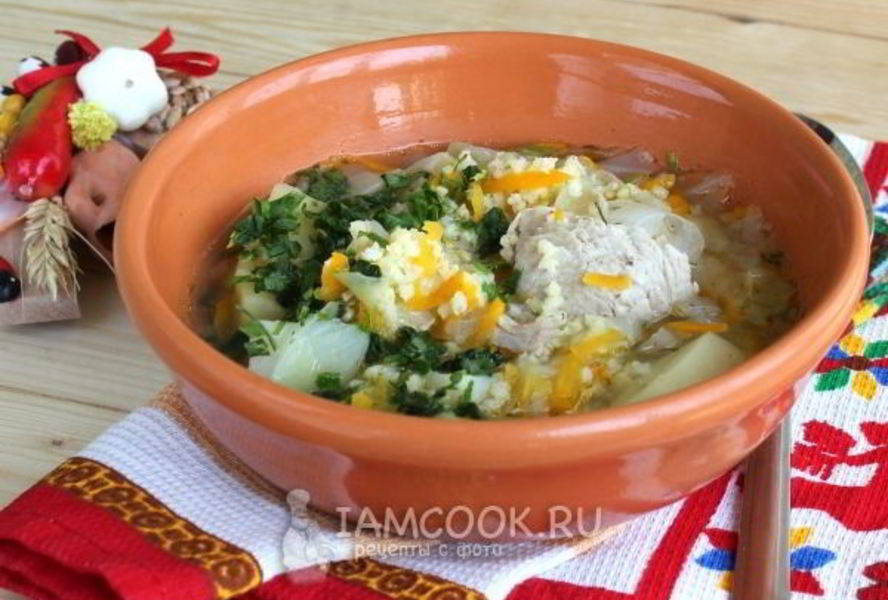 Капустняк украинский со свежей капустой