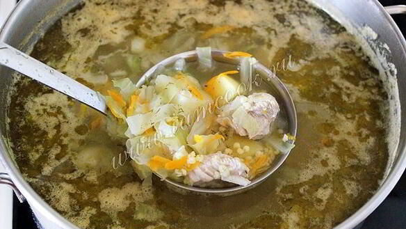 ШАГ 9. капустняк украинский со свежей капустой