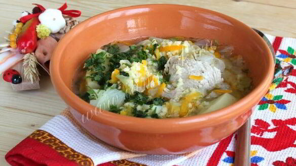 ШАГ 10. капустняк украинский со свежей капустой