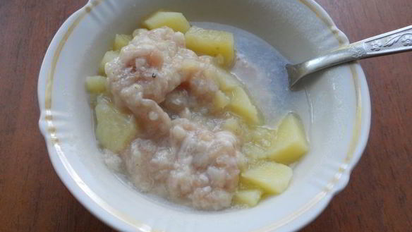 ШАГ 4. картофельный суп с фаршем и вермишелью