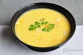 Картофельный суп с кукурузой