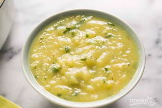 Картофельный суп с луком