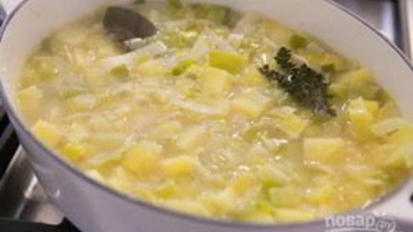 ШАГ 4. картофельный суп с луком