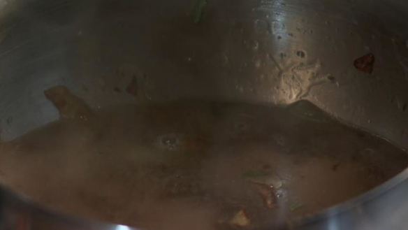 ШАГ 3. хлебный крем-суп с грудинкой и перловой крупой