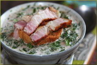 Хлебный крем-суп