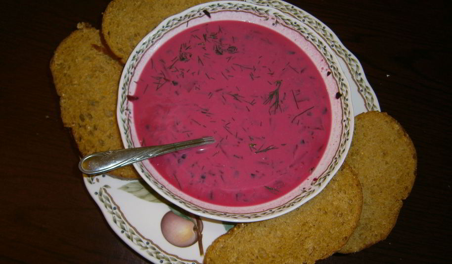 Рецепт холодник из свеклы