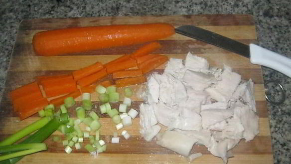 ШАГ 5. китайский суп с грибами и курицей