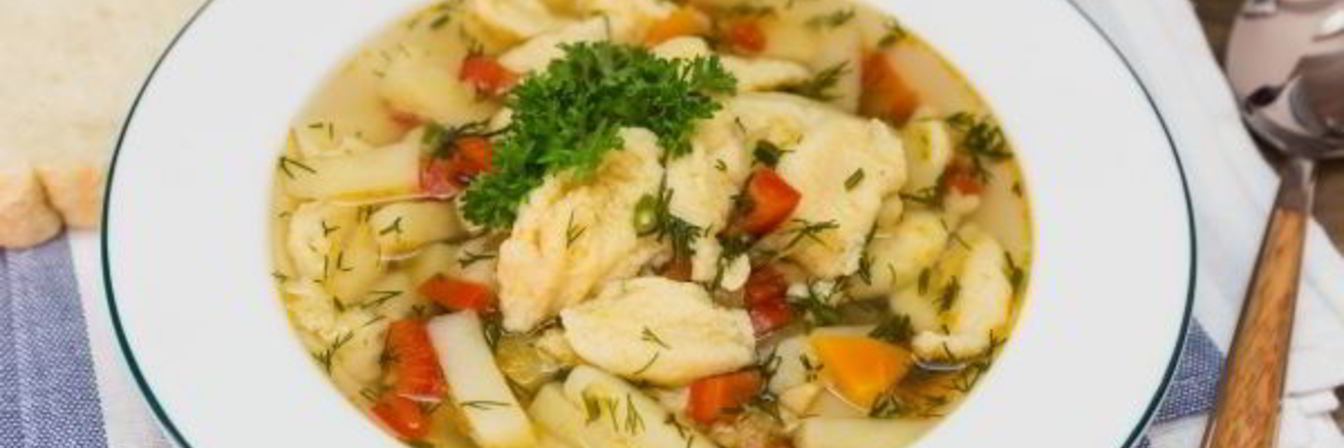 Классические клецки для супа на молоке