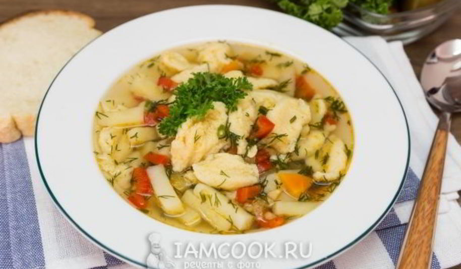 Рецепт классические клецки для супа на молоке