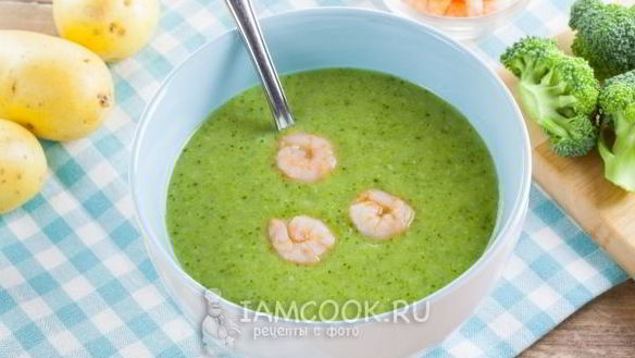 ШАГ 8. крем-суп из брокколи постный