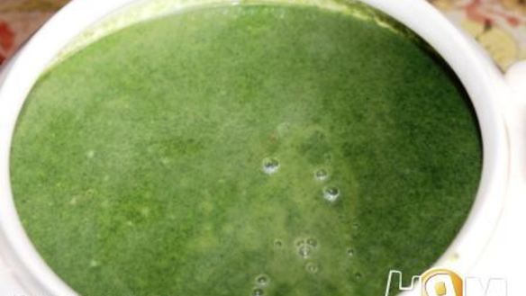 ШАГ 14. крем суп из крапивы с брынзой и одуванчиками