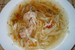 Куриный суп лапша из мультиварки