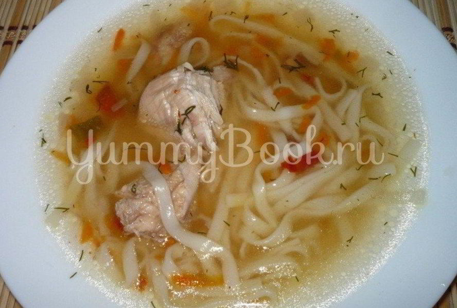 Куриный суп лапша из мультиварки