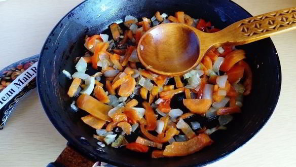 ШАГ 5. куриный суп с зажаркой