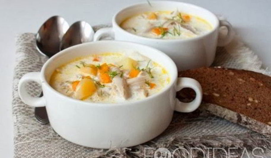 Рецепт куриный суп со сливками