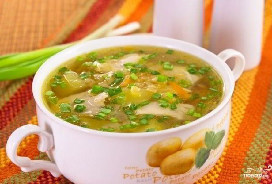 Куриный суп в мультиварке