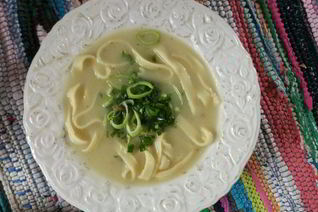 Луковый суп с брокколи