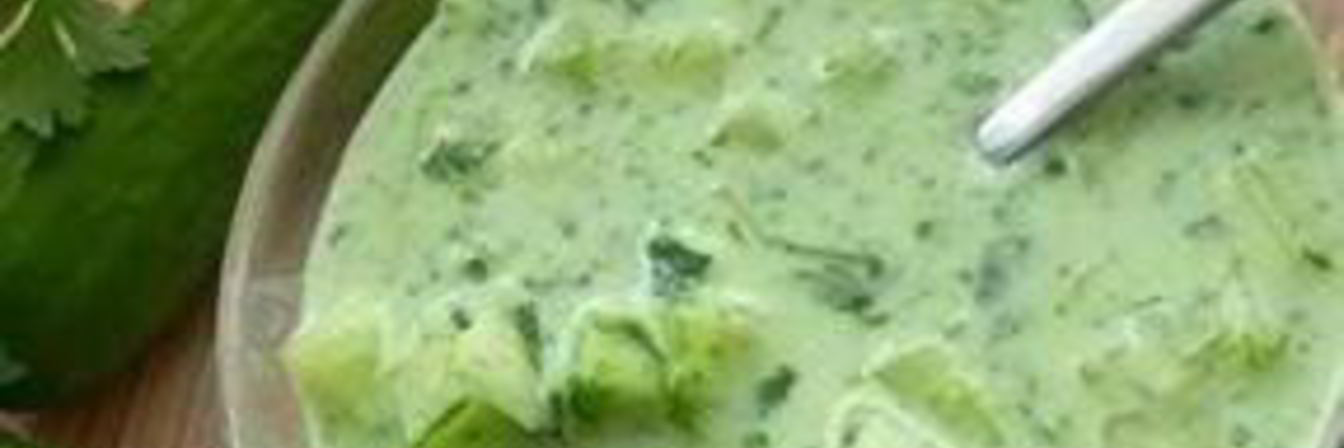 Огуречный суп с вином по-австрийски