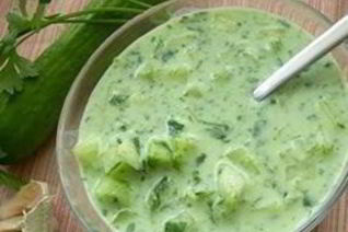 Огуречный суп с вином по-австрийски