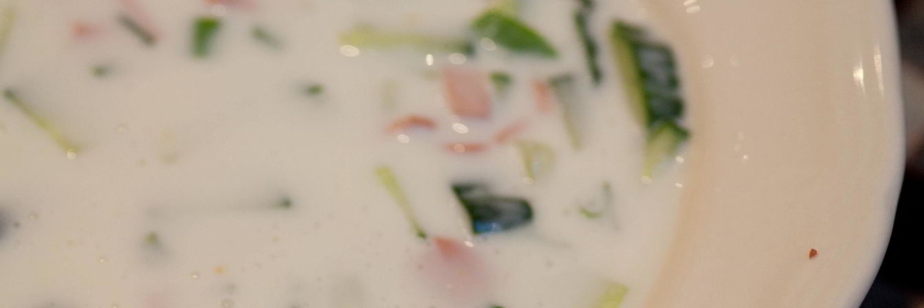 Окрошка на кефире