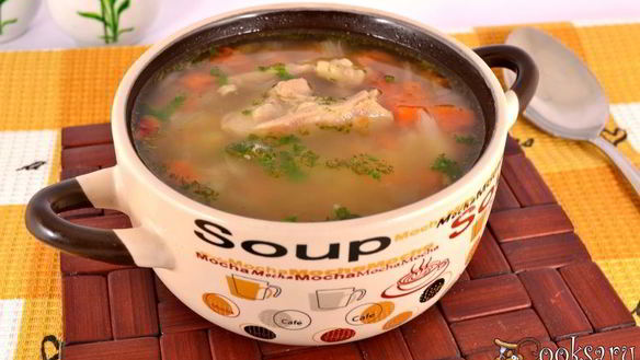 ШАГ 6. овощной суп с курицей