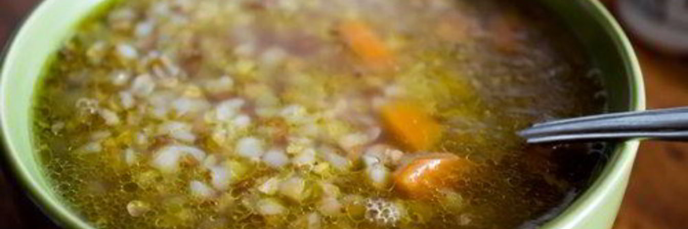 Постный гречневый суп в мультиварке