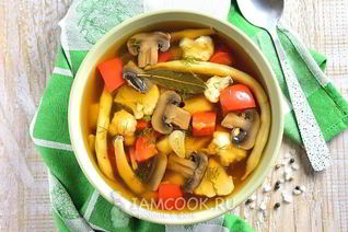 Постный суп без масла