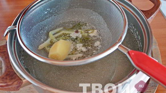 ШАГ 3. пшенный суп